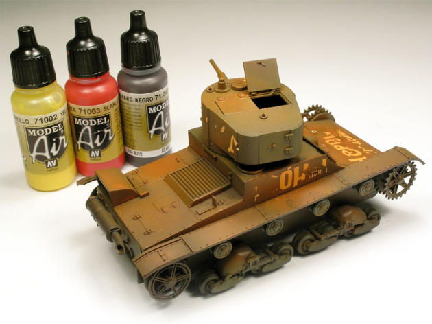 Scale Model Paint Conversion Chart